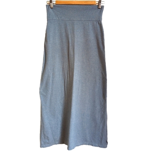 PATAGONIA Blue & White Organic Cotton Athletic Maxi Skirt Size Extra-Small - Picture 1 of 8